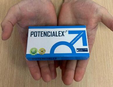 Photo of the packaging Potencialex, experience in using capsules